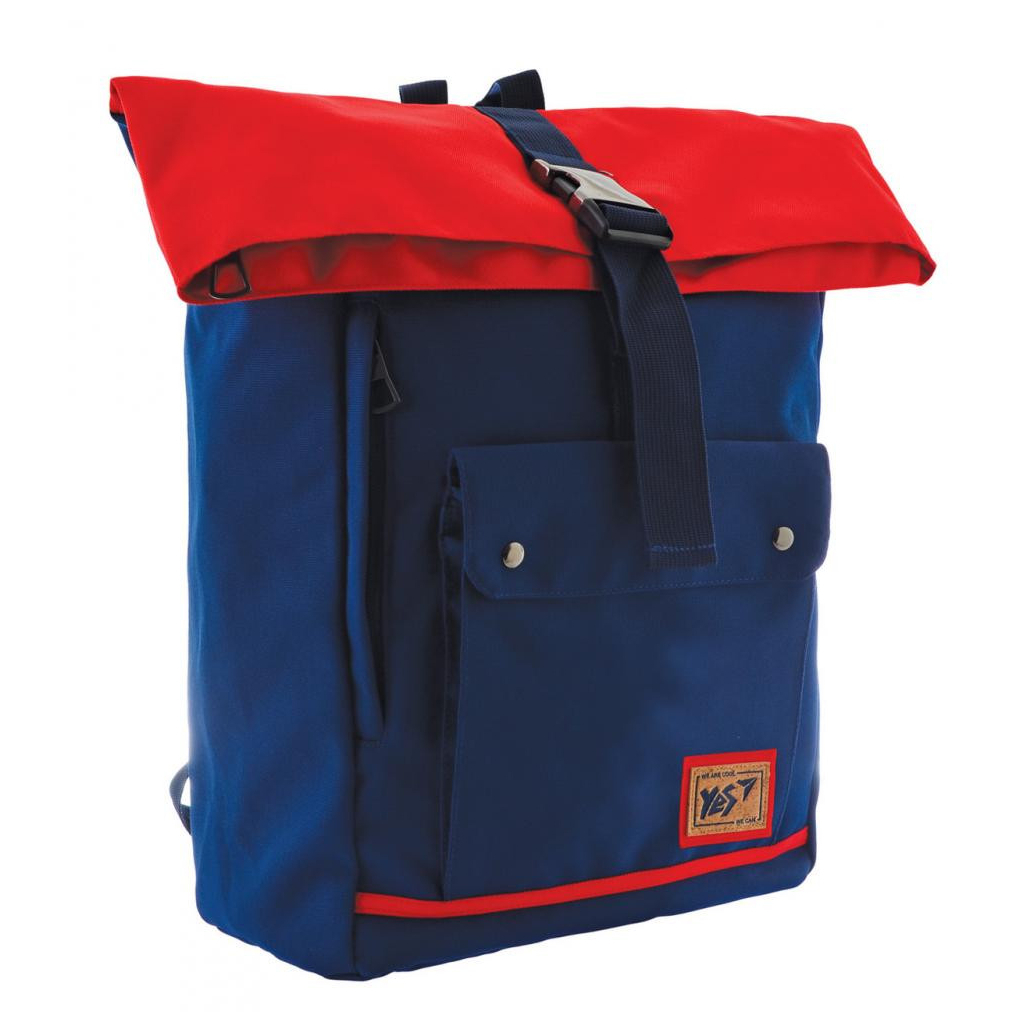 

Рюкзак школьный Yes Roll-top T-57 Blue (557267)