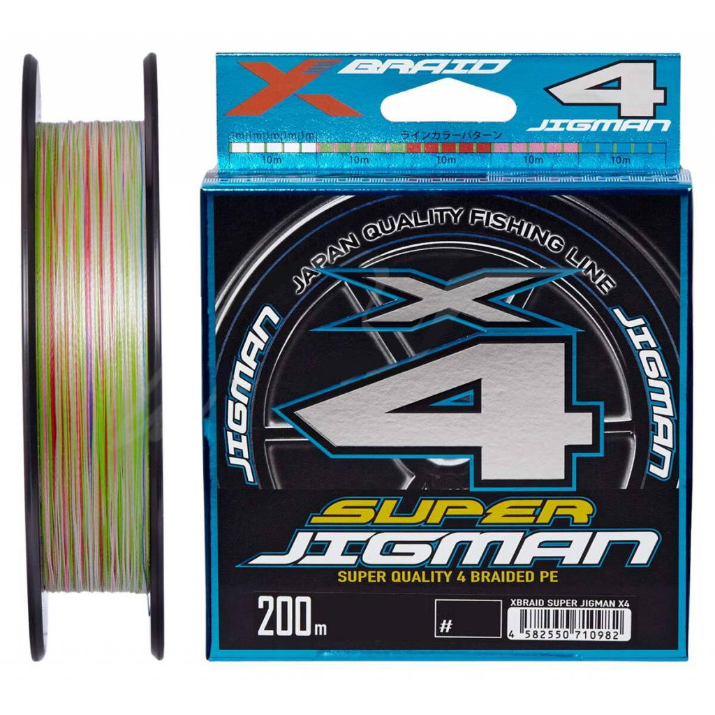 

Шнур YGK X-Braid Super Jigman X4 200m 1.5/0.205mm 25Lb/11.3kg (5545.03.80)