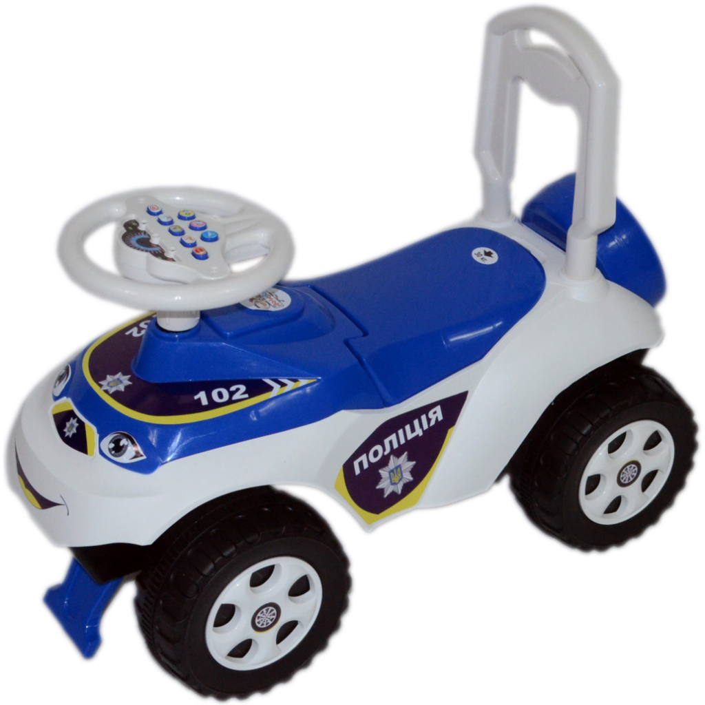 

Чудомобиль Active Baby Police музичний біло-синій (013117-0101М)