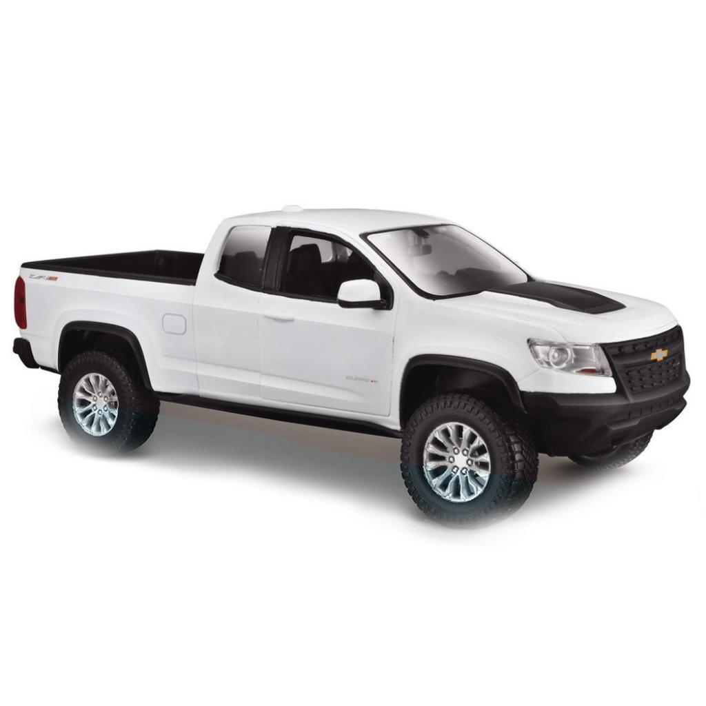 

Машина Maisto 2017 Chevrolet Colorado ZR2 белый (1:27) (31517 white)