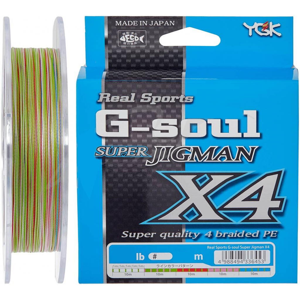 

Шнур YGK Super Jig Man X4 200m Multi Color 2.5/0.270mm 35lb (5545.01.43)