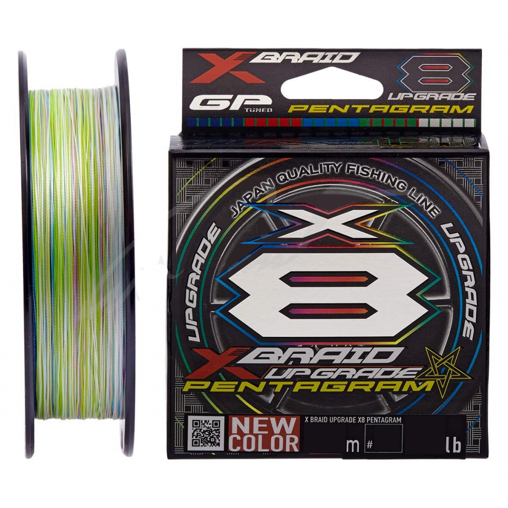 

Шнур YGK X-Braid Upgrade X8 Pentagram 200m 0.6/0.128mm 14Lb/6.3kg (5545.03.82)