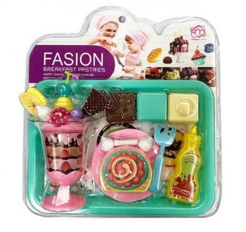 

Набор продуктов "Fasion Breakfast Pastries" 11 элементов TIANBAOLI TOYS. 37772