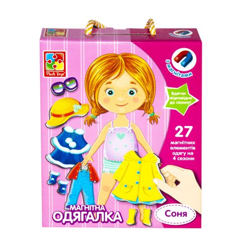 

Магнитная одевашка "Соня" (укр) Vladi Toys. 35914