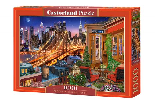 

Пазлы "Огни Бруклинского моста", 1000 элементов Castorland. 39151
