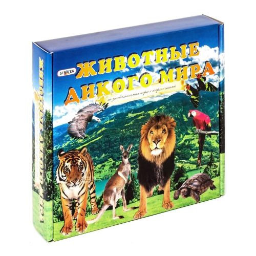 

Игра с карточками "Животные дикого мира" JIADIHONG. 35766