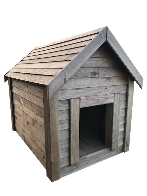 

Будка для собаки DogHouse из дерева утепленная Palisandr большая