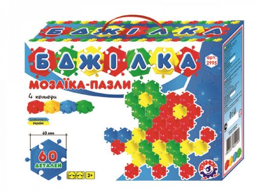 

Мозаика пазлы "Пчёлка Технок" (60 дет) Технок. 39486