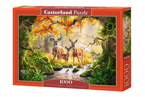 

Пазлы "Семья оленей", 1000 элементов Castorland. 39173
