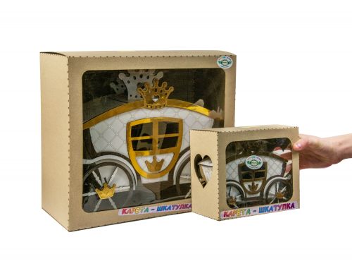 

Деревянная карета-шкатулка (большая) BigEcoToys. 37539