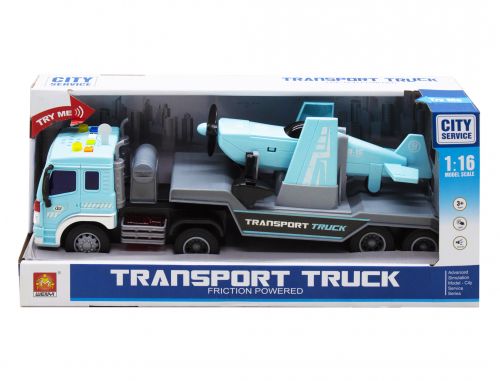 

Трейлер с самолетом "City Service", бирюзовый WENYI. 37419