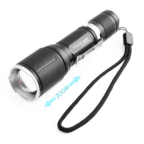 

Фонарь Police 1860-T6, ЗУ 220V/12V, 1x18650, zoom, Box. 32269