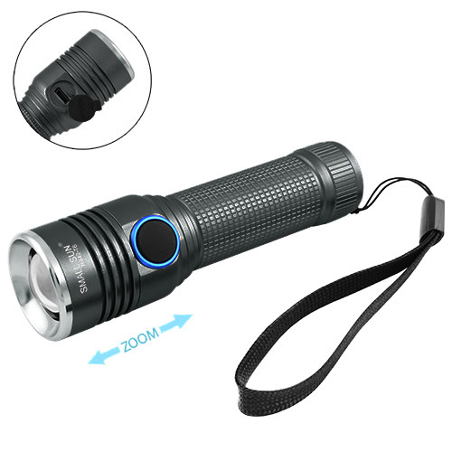 

Фонарь Small Sun R842-T6, ЗУ micro USB, 1х18650, zoom, Box. 32363