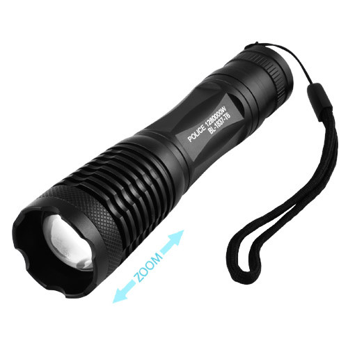 

Фонарь Police 1837-T6, ЗУ 220V/12V, 1x18650/3xAAA, zoom, Box. 32268