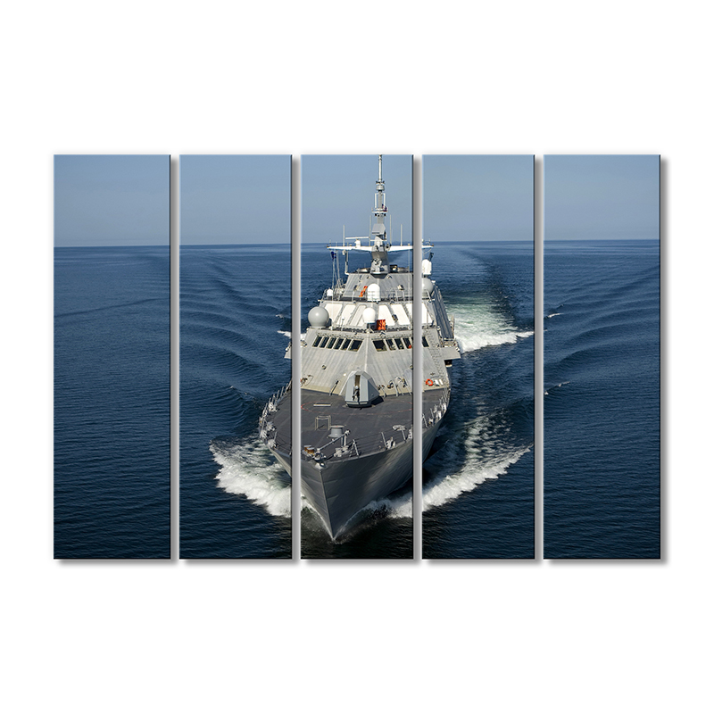 

Модульная картина Artel «Военный корабль» 5 модулей 70x105 см