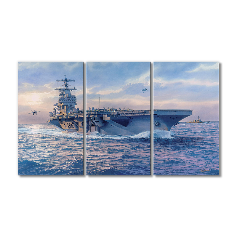 

Модульная картина Artel «Военно-морской авианосец» 3 модуля 120x180 см