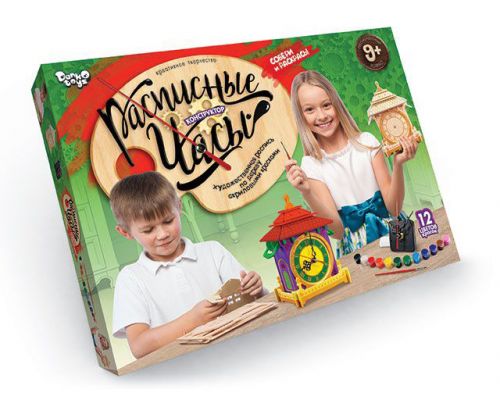 

Расписные часы-конструктор "Домик" Dankotoys. 39575