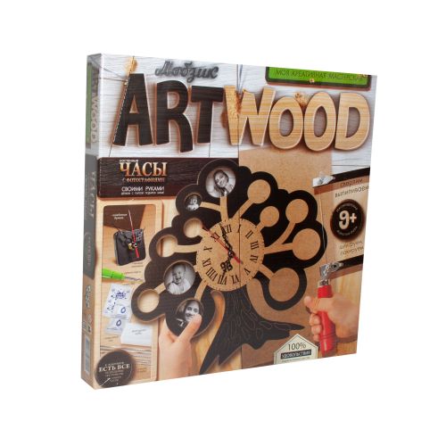 

Набор для выпиливания "ARTWOOD: Часы своими руками" Dankotoys. 39547