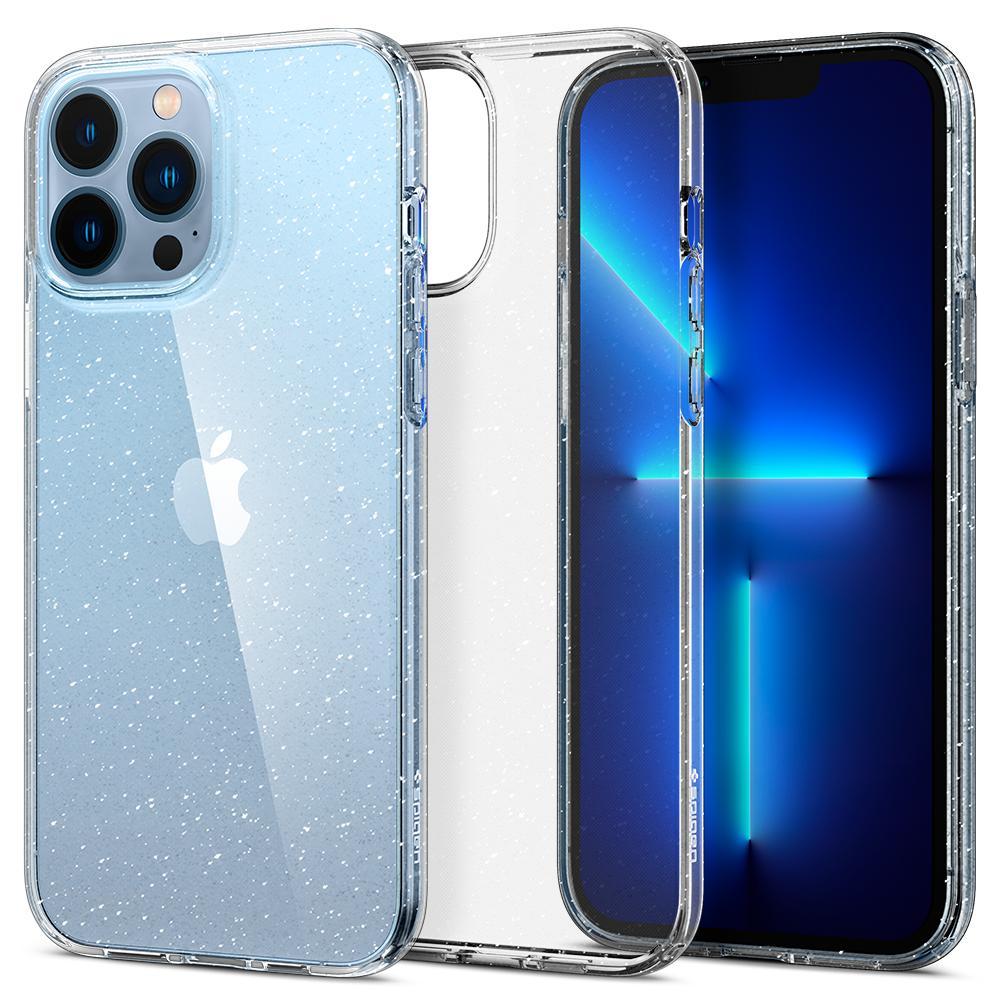 

Чехол Spigen Liquid Crystal Glitter для iPhone 13 Pro Max Crystal Quartz