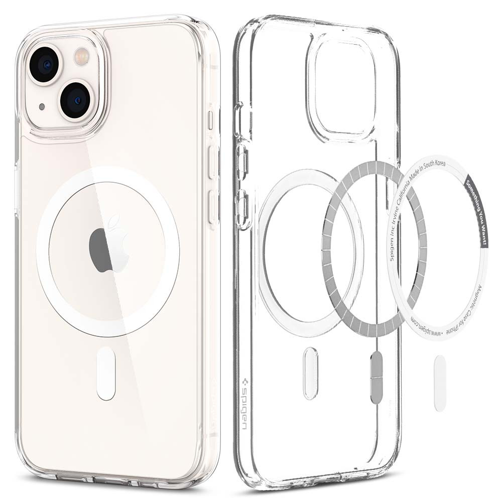 

Чехол Spigen Ultra Hybrid Mag для iPhone 13 White
