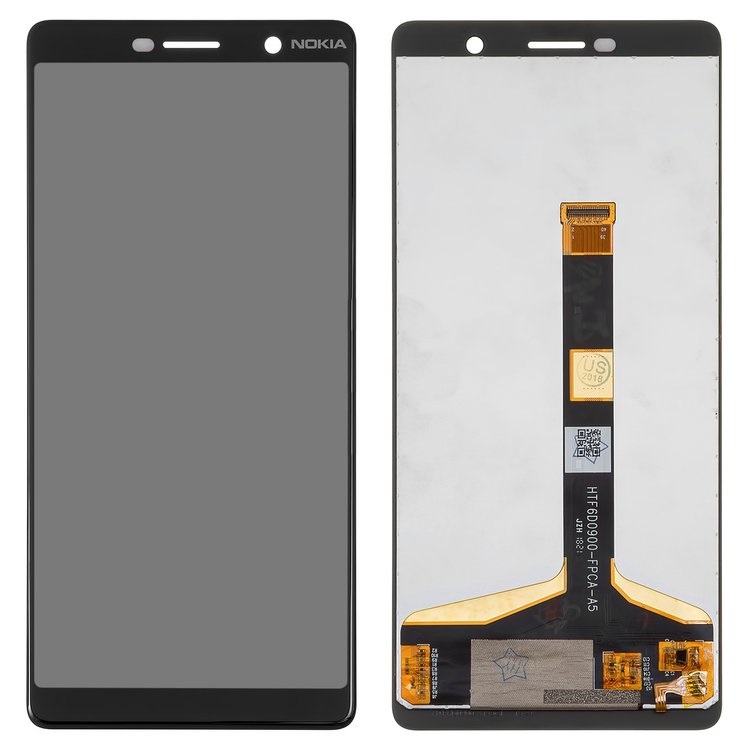 

Дисплей для Nokia 7 Plus TA-1055, Dual Sim TA-1046 с сенсором (тачскрином) черный