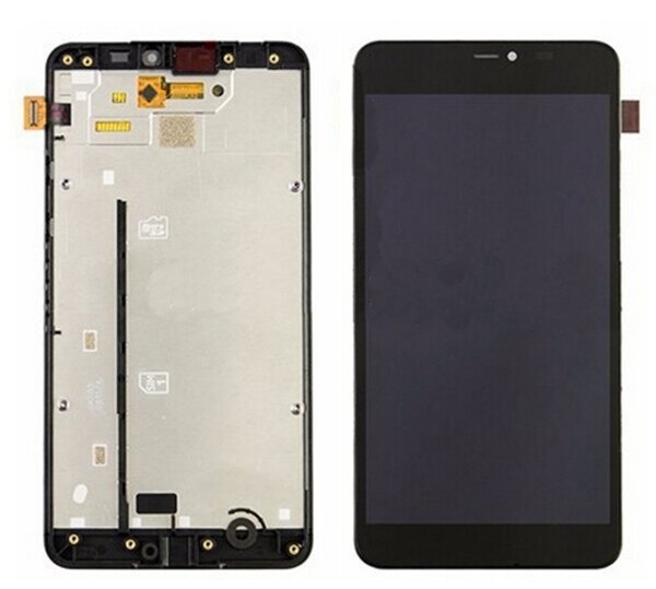 

Дисплей для Microsoft Lumia 640 XL RM-1062, RM-1063, RM-1064, RM-1065, RM-1066, RM-1067, RM-1096 с сенсором (тачскрином) и рамкой черный