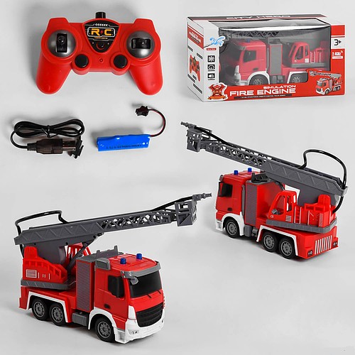 

Пожарная машинка на радиоуправлении с водой в масштабе 1:24 Fire Engine