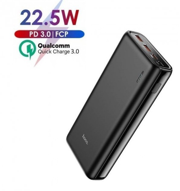 

Павербанк Hoco Fully Premium 20000mAh, 22.5W black