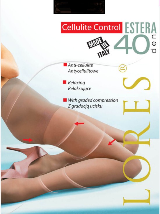

Колготки Lores Estera Cellulite Control 40den  Черные, Колготки Lores Estera Cellulite Control 40den 4 Черные