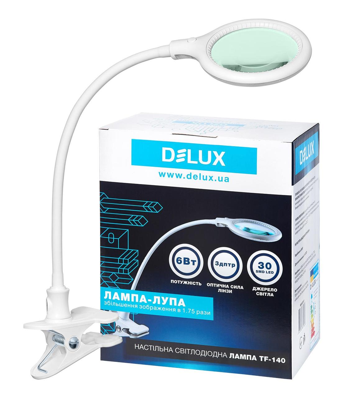 

Настольная лампа-лупа DeLux TF-140 6W LED 6500К