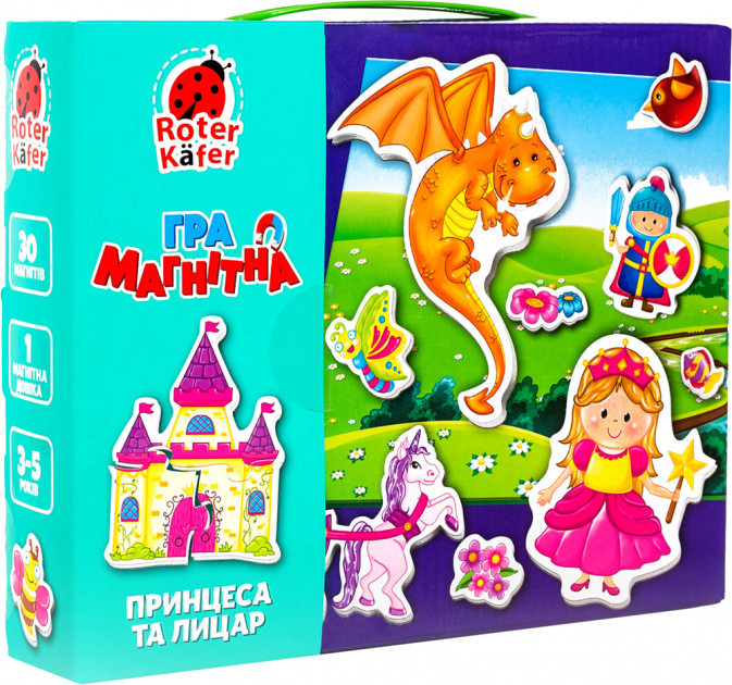 

Магнитная игра для малышей "Принцесса и рыцарь" Vladi Toys