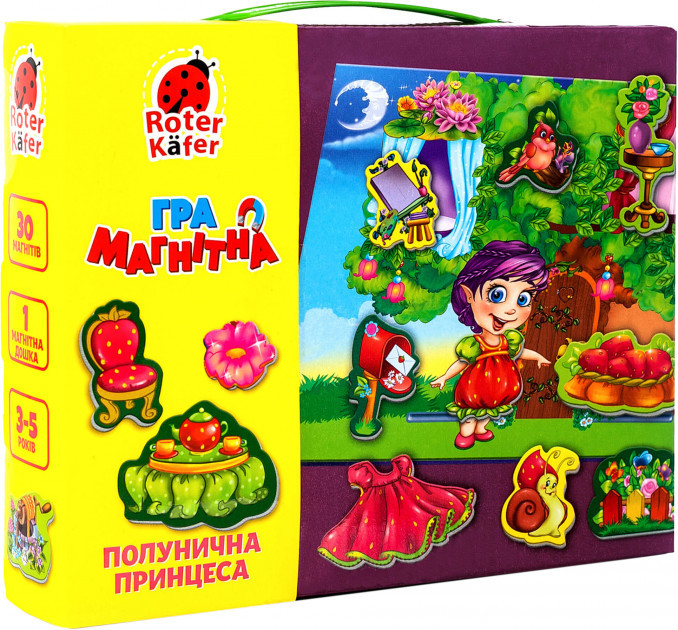 

Магнитная игра для малышей "Клубничная принцесса" Vladi Toys