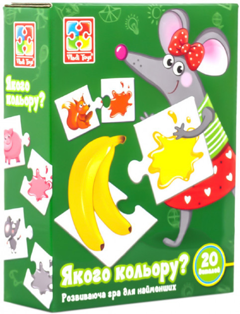 

Настольная игра «Какого цвета» пазл Vladi Toys От 3-х лет