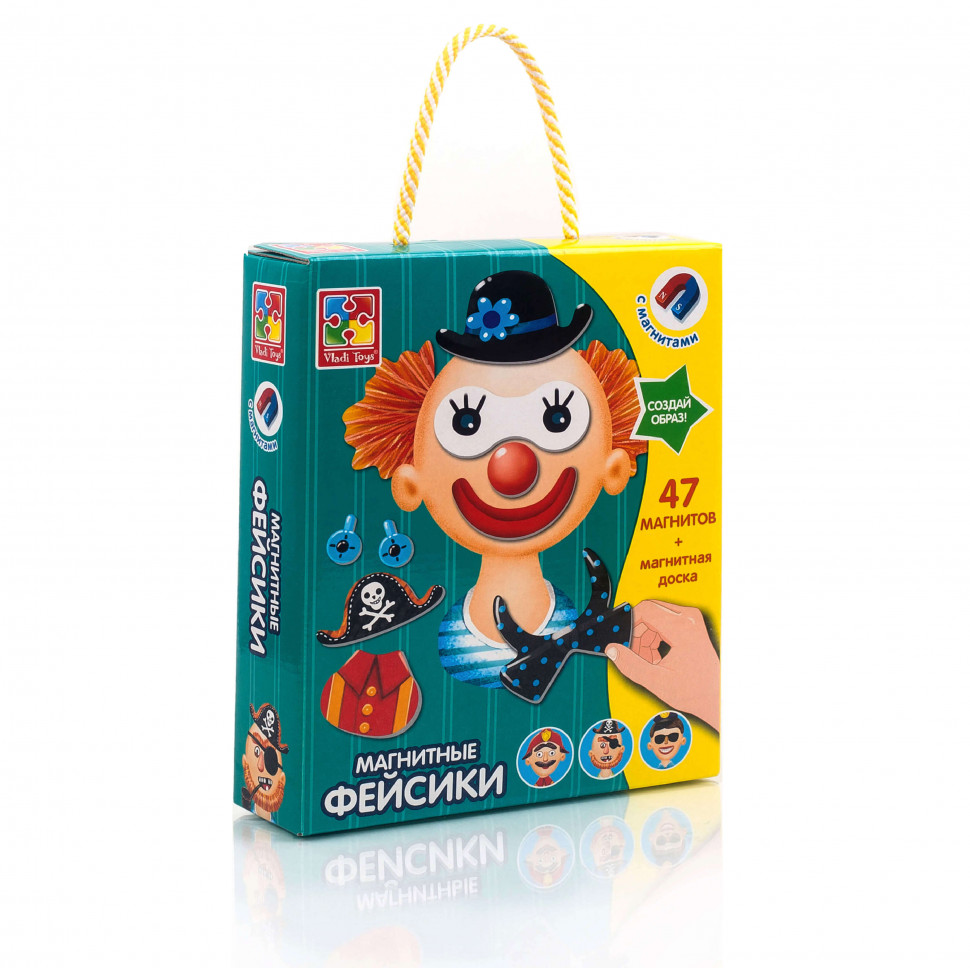 

Магнитная игра VT3702 ("Фэйсики" VT3702-09 (рус)) Vladi Toys