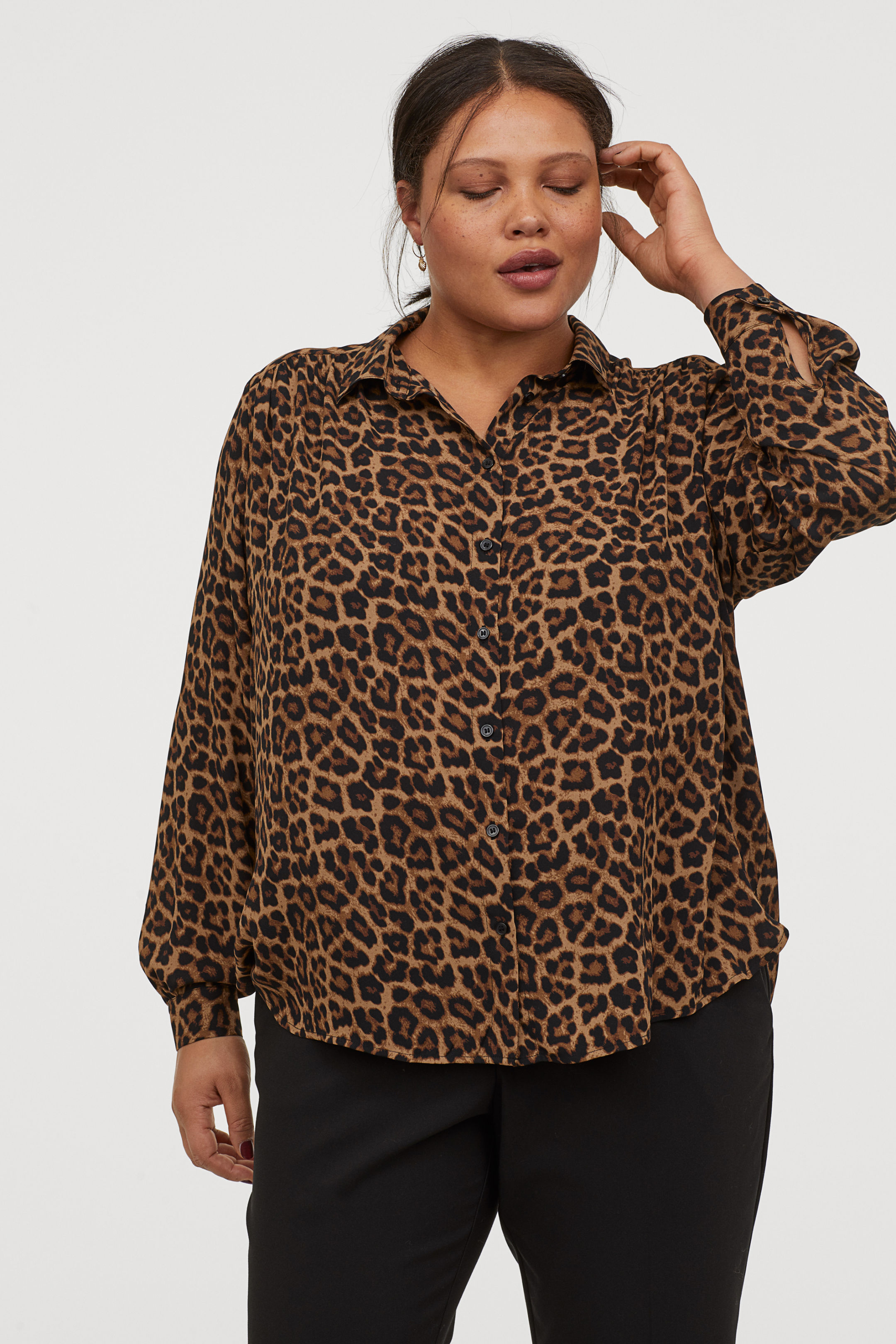 

Блуза H&M 40 леопардовый 6674998