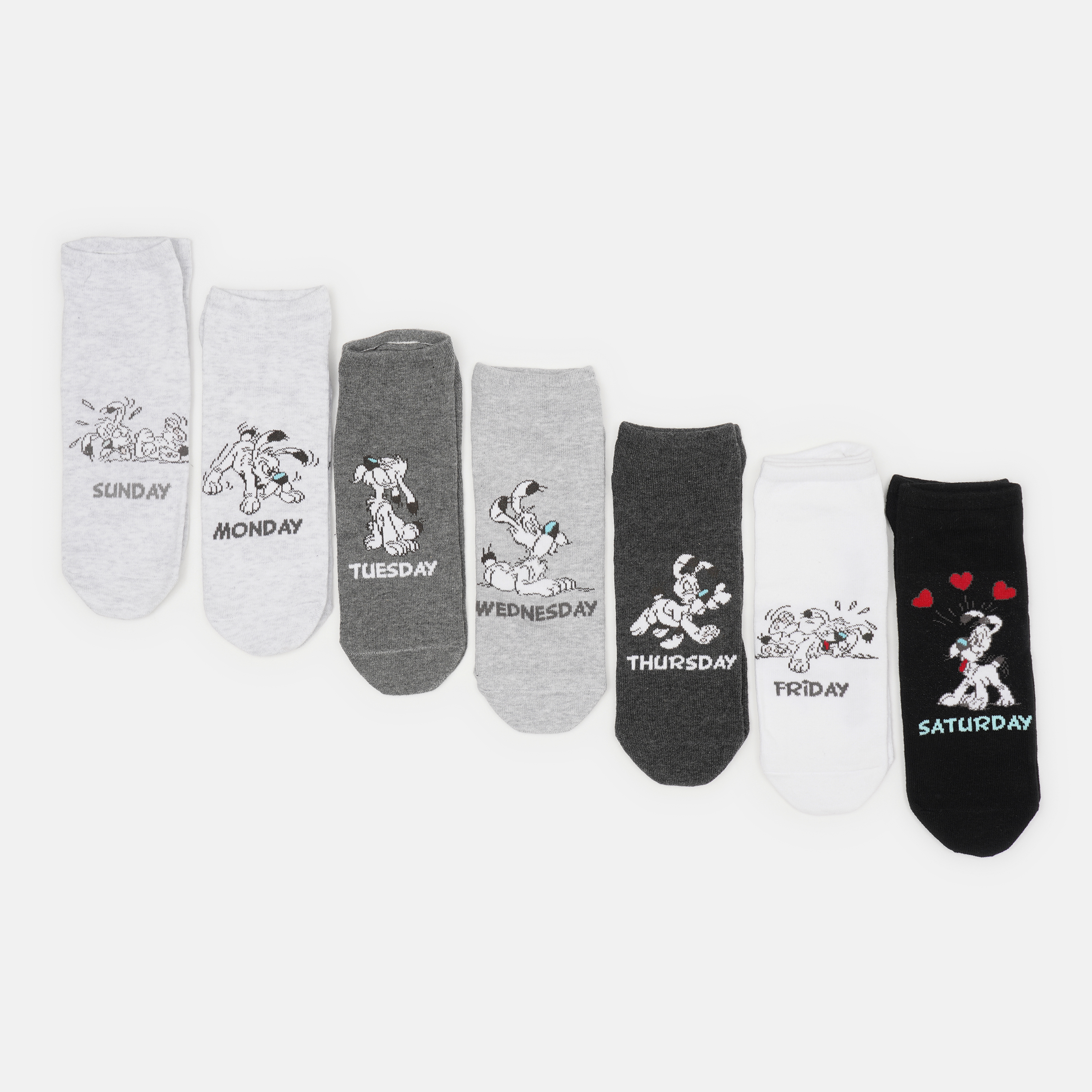 

Носки (7 шт) C&A   серый, белый 224223252, Носки (7 шт) C&A 39 42 серый, белый 224223252