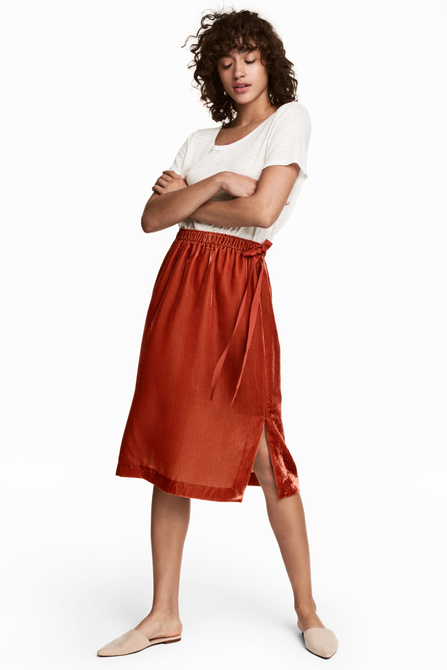 

Юбка H&M  оранжевый 5518776, Юбка H&M 36 оранжевый 5518776