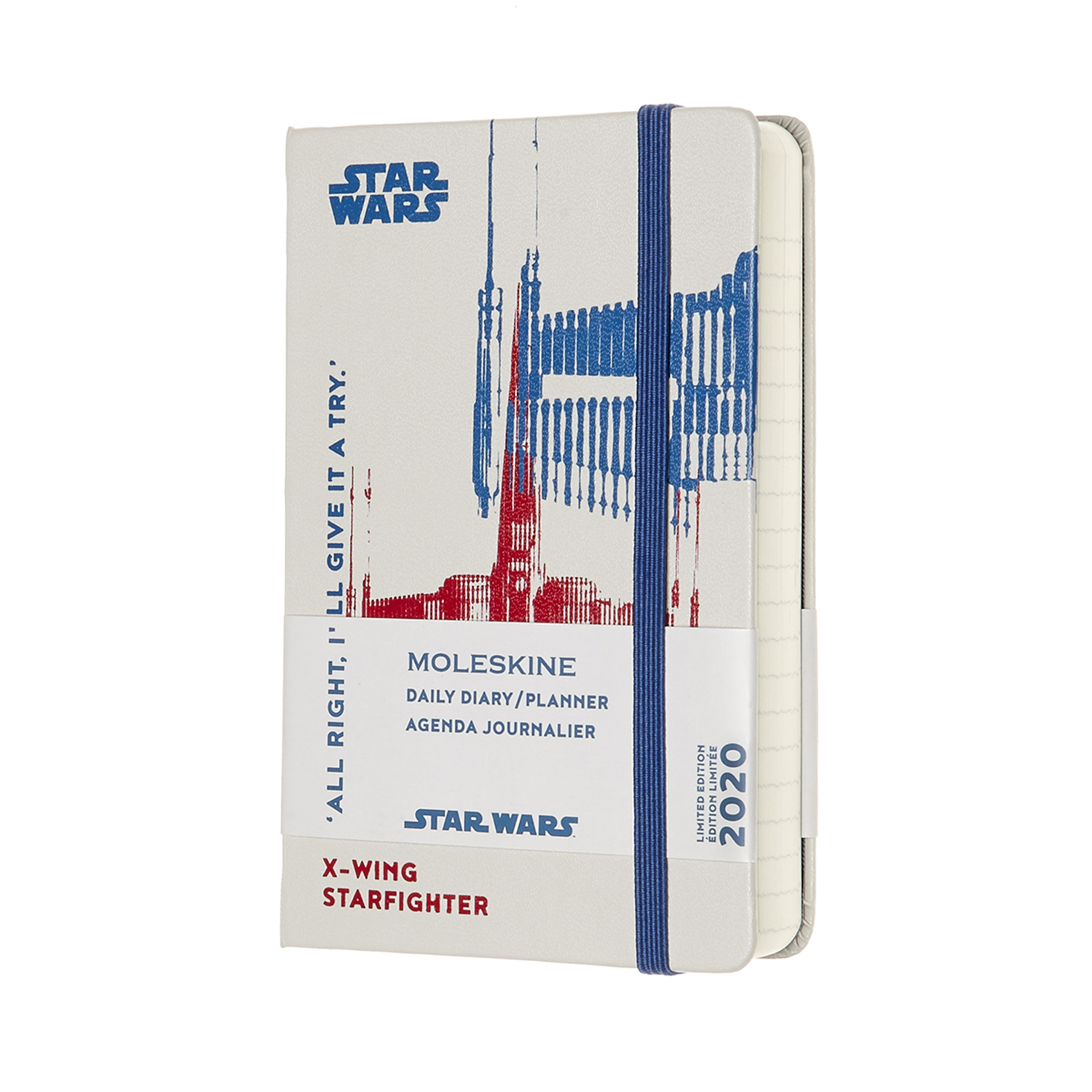 

Щоденник Moleskine 2020 Star Wars кишеньковий / Білий (8053853600202)