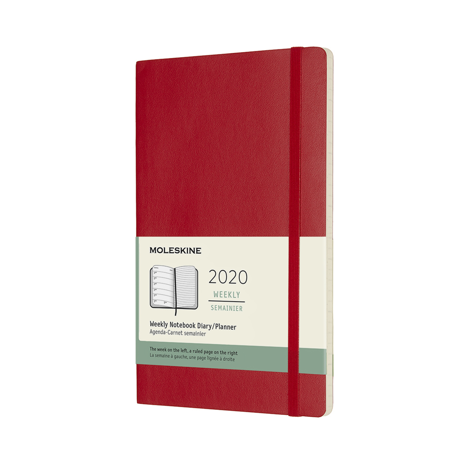 

Щотижневик Moleskine 2020 середній / Червоний М’який (8058647629193)
