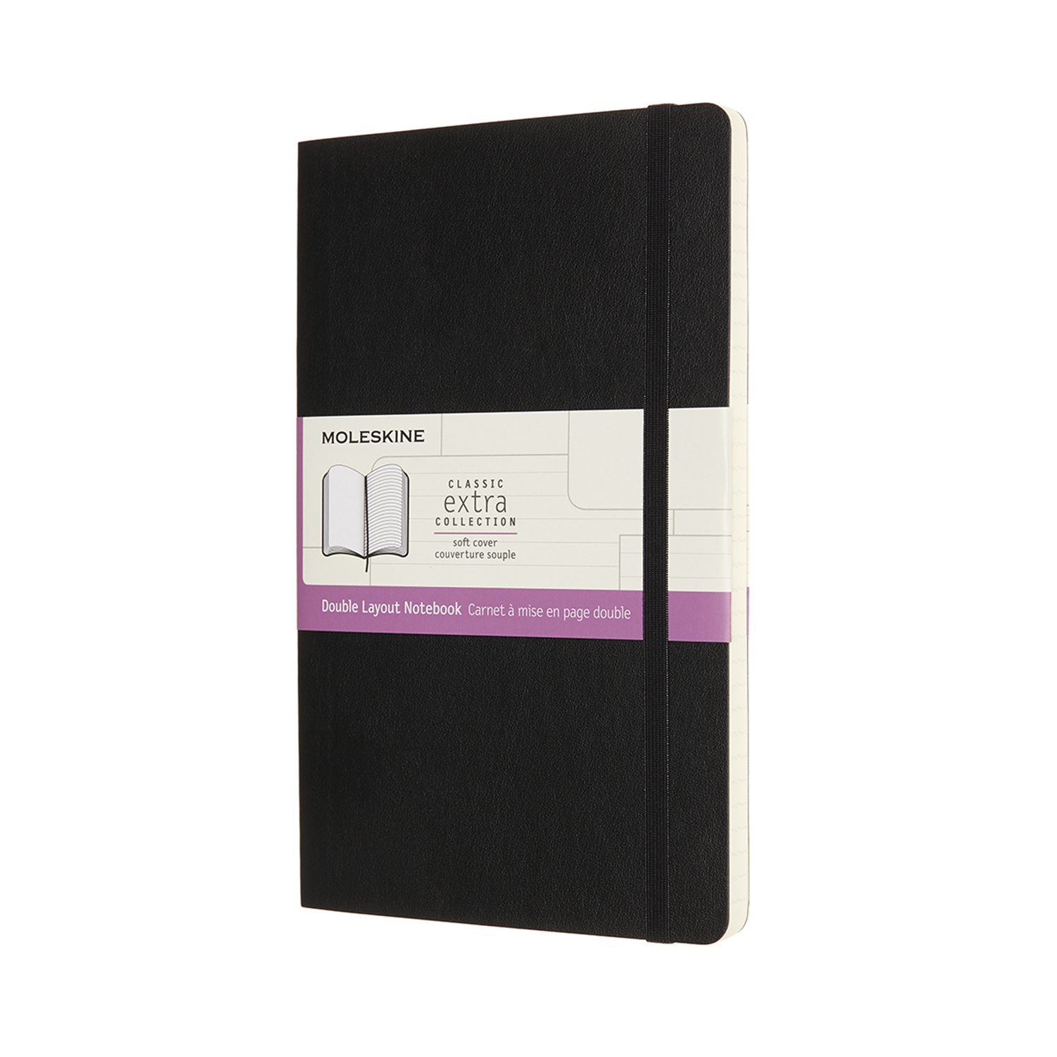 

Записник Moleskine Classic середній / Лінійка-Нелінований Чорний М’який (8056420852974)