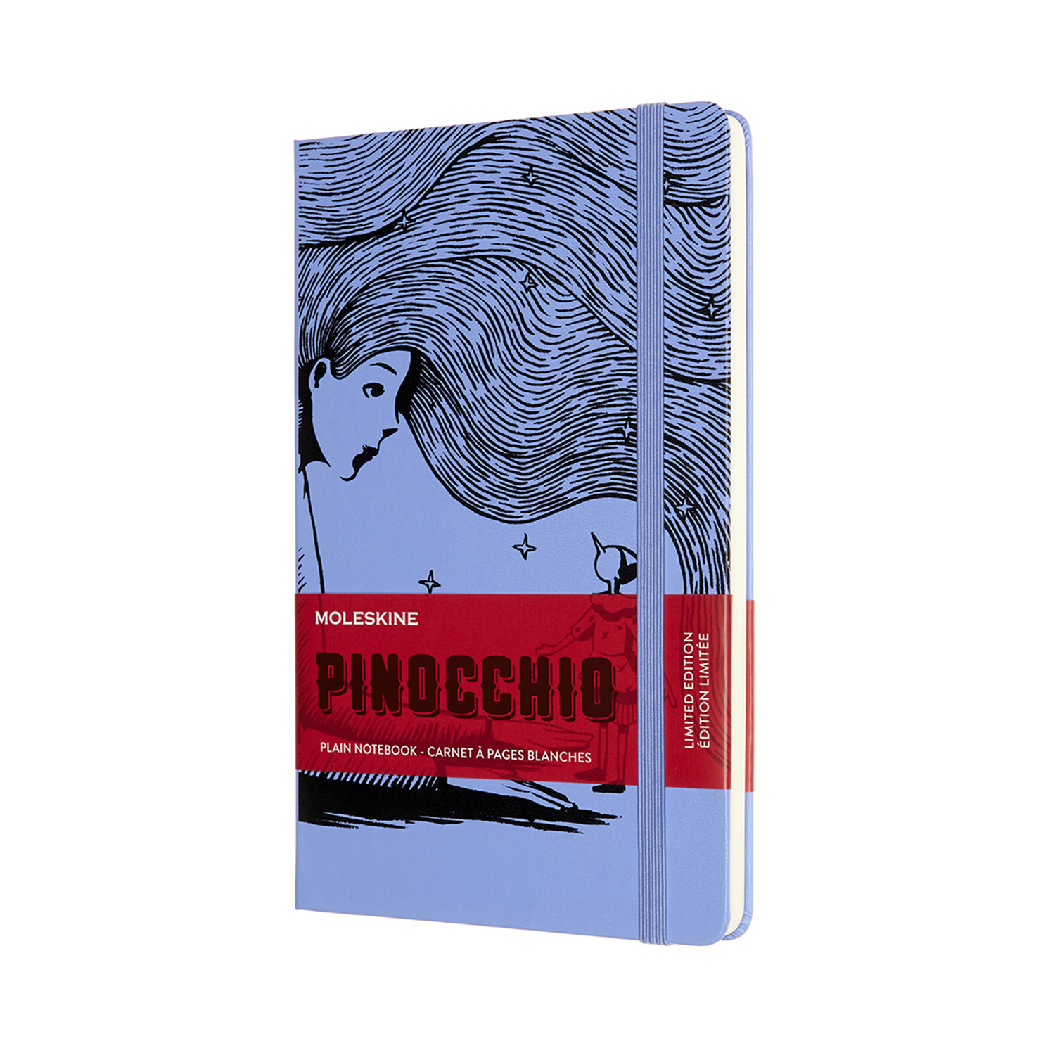 

Записник Moleskine Pinocchio середній / Нелінований Блакитний (8056420853667)