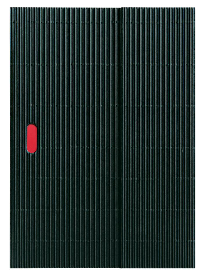

Записник Paper-Oh Ondulo B5 / Нелінований Чорний (9781439791219)