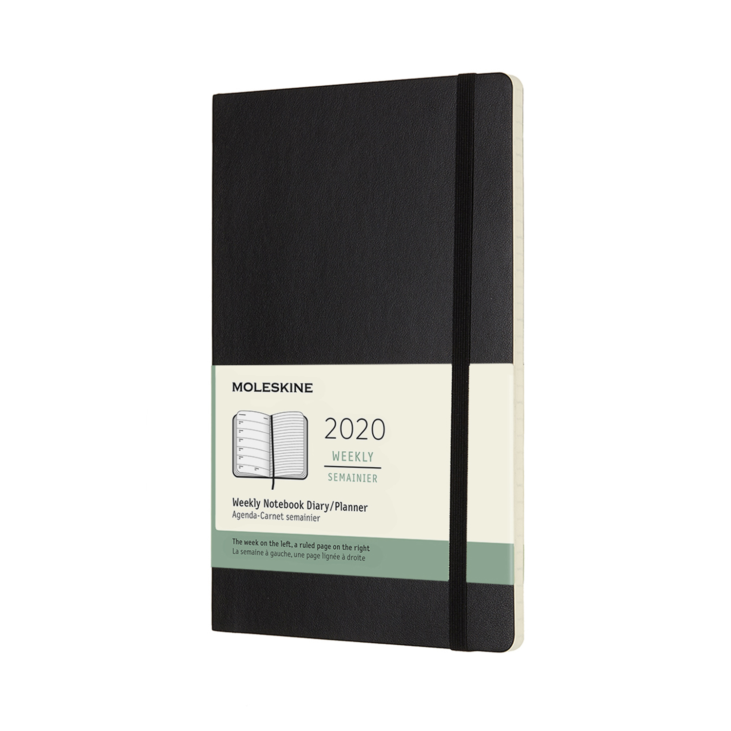 

Щотижневик Moleskine 2020 середній / Чорний М’який (8058647628929)