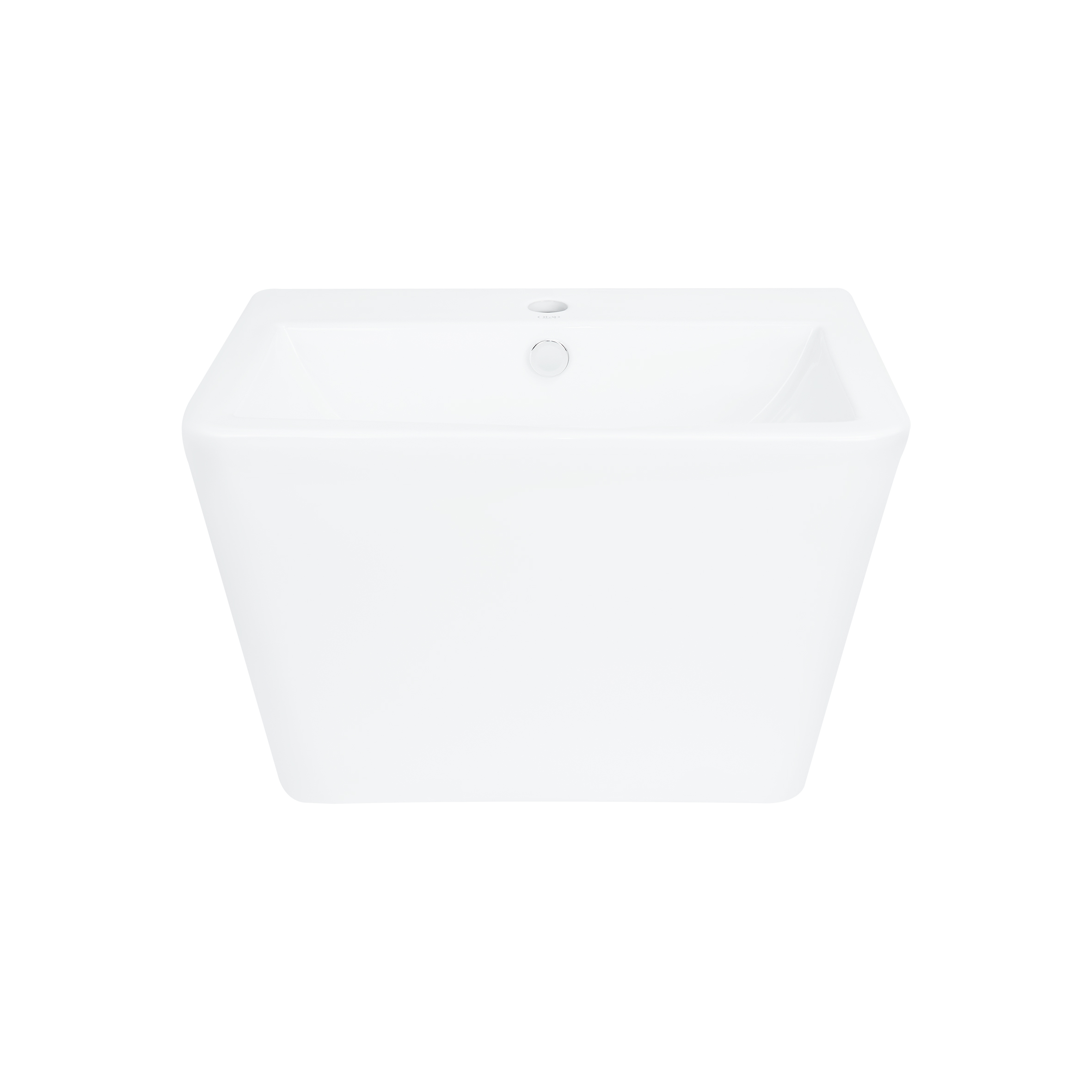 

Раковина подвесная моноблок Qtap Tern 565х445х385 White с донным клапаном QT1711003GW