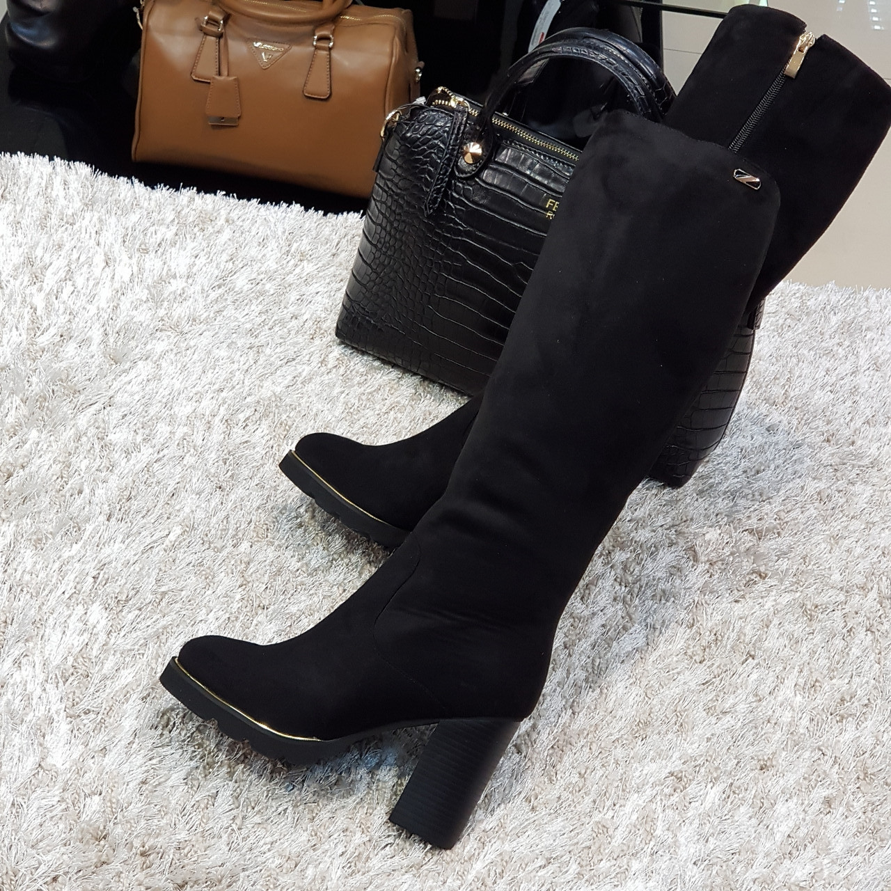 

Сапоги зимние черные 39 J86-A313-B Fashion