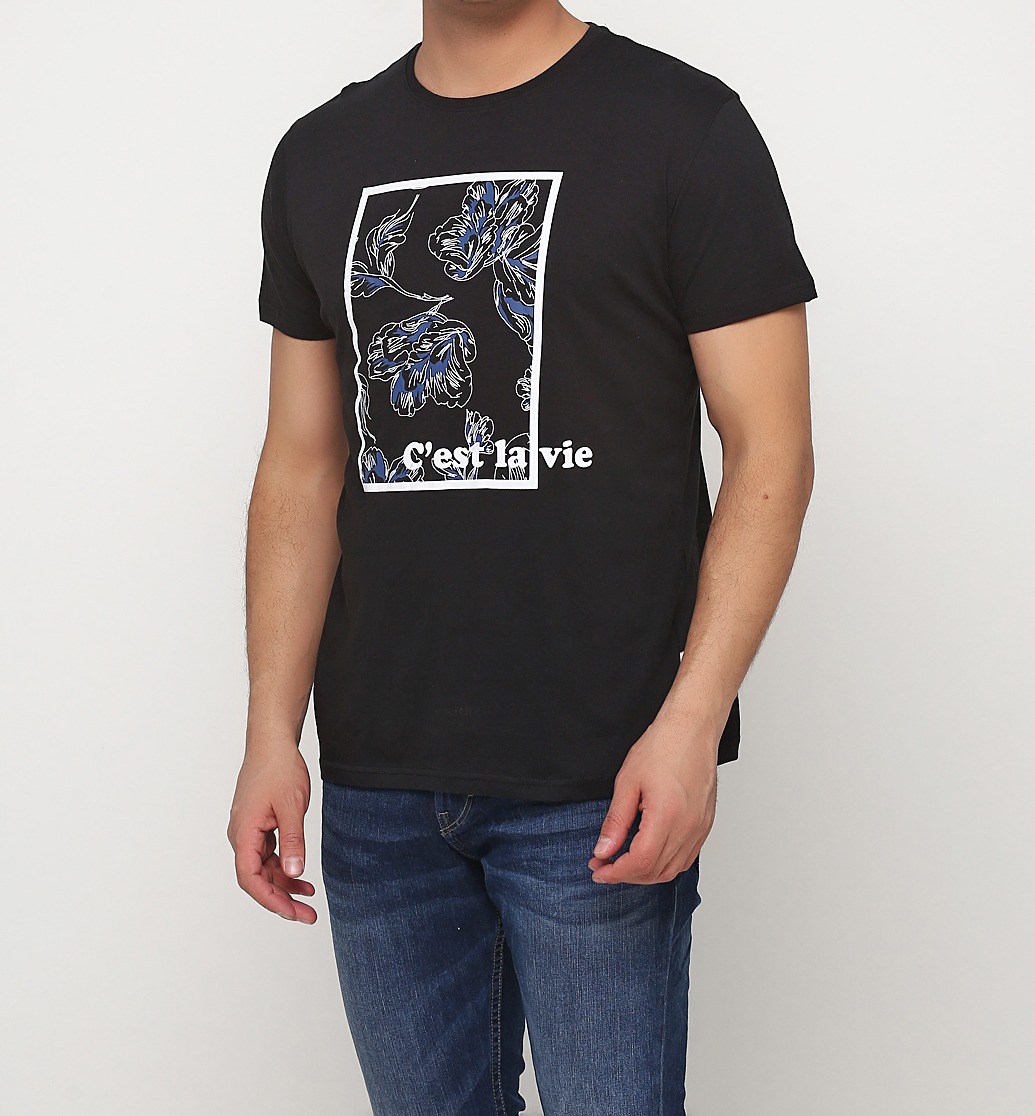 

Футболка Solid 6184775-9000  черный, Футболка Solid 6184775-9000 XL черный