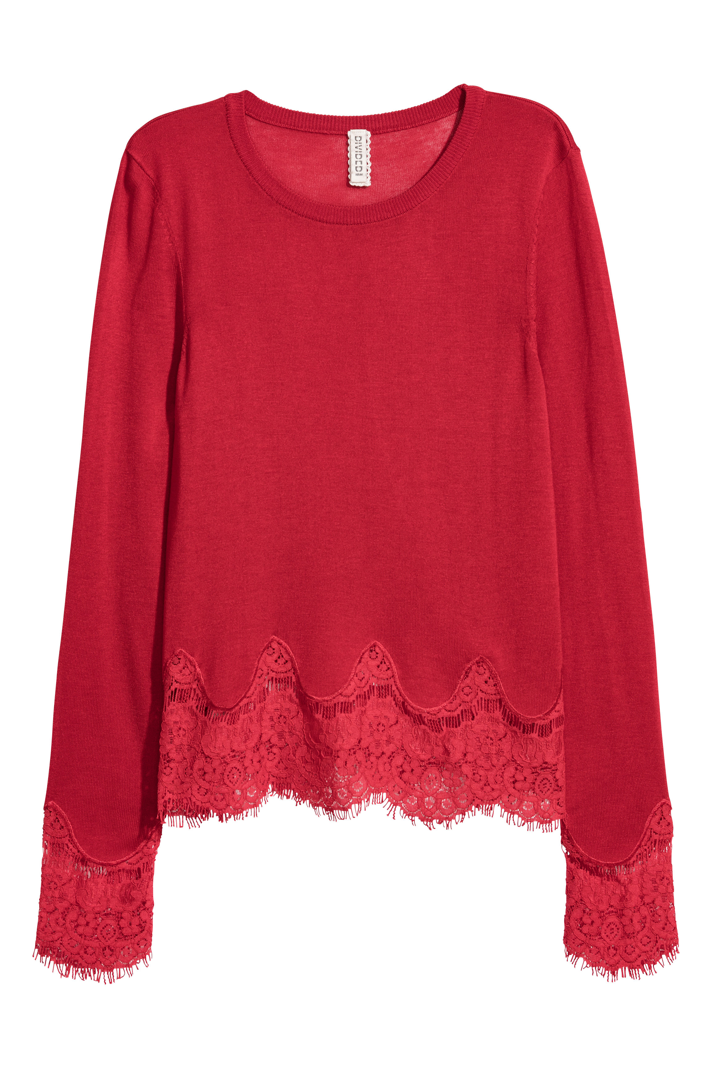 

Джемпер H&M 0579692  красный, Джемпер H&M 0579692 XS красный