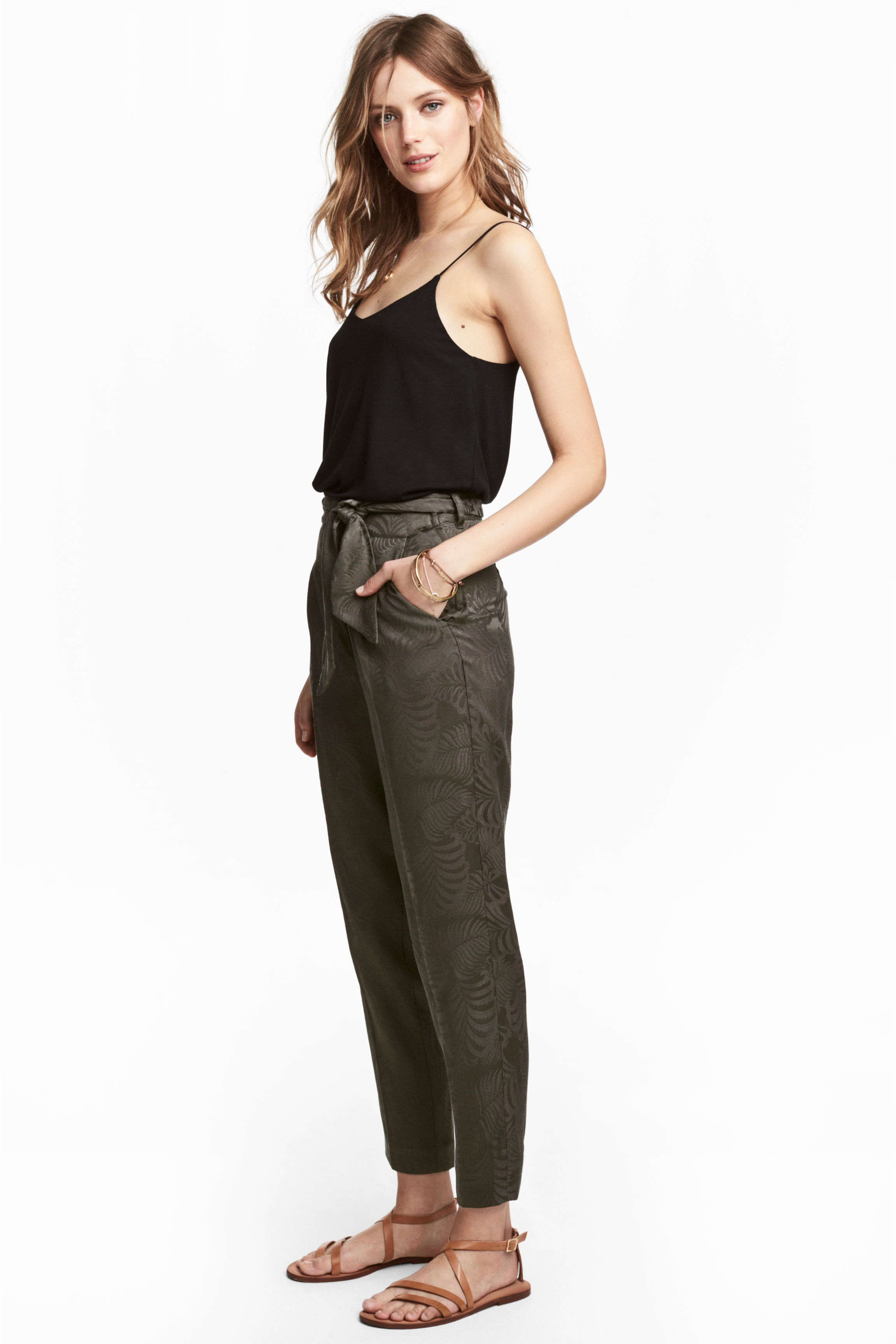 

Брюки H&M 0498106  хаки, Брюки H&M 0498106 32 хаки
