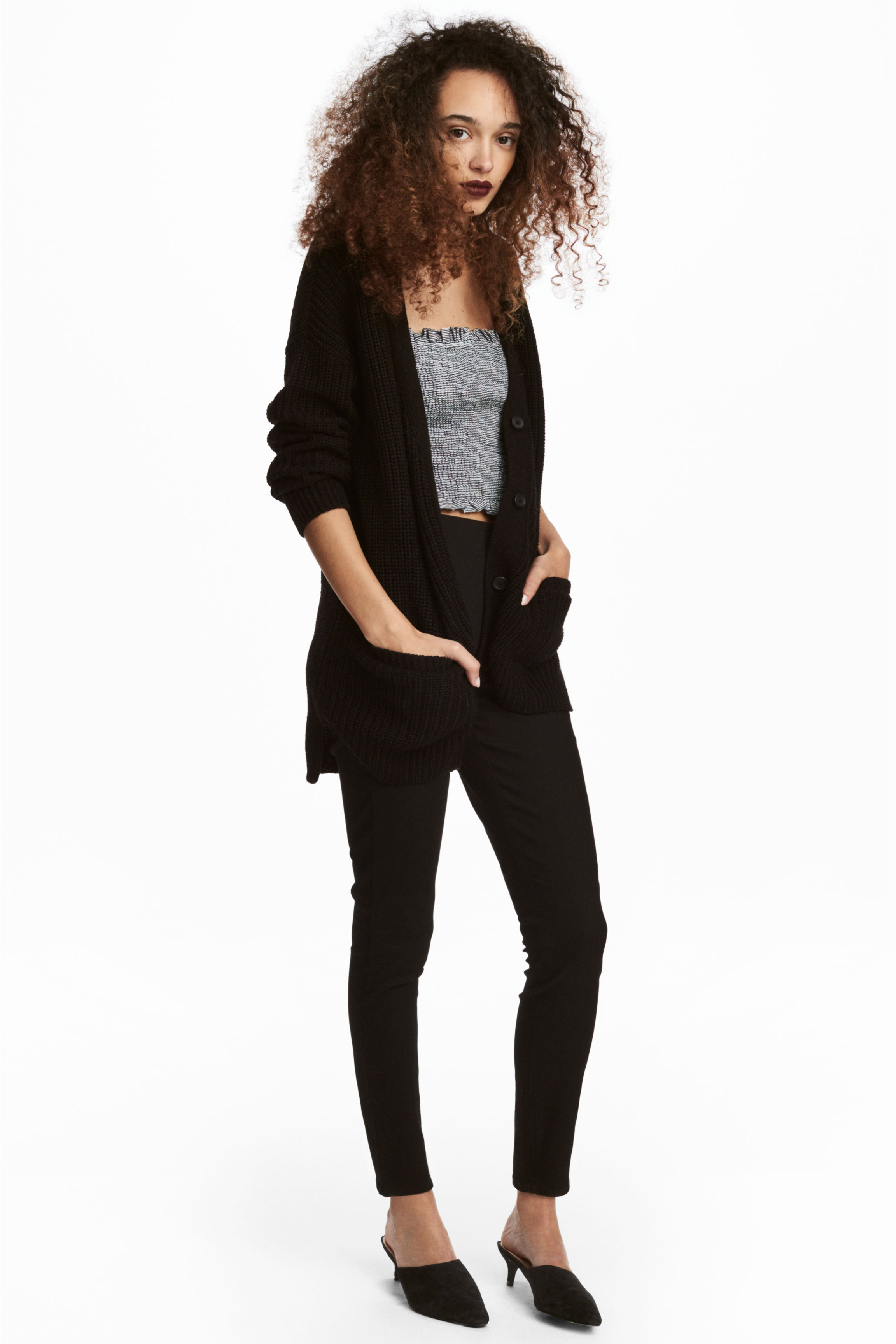 

Брюки H&M 0304946  черный, Брюки H&M 0304946 36 черный
