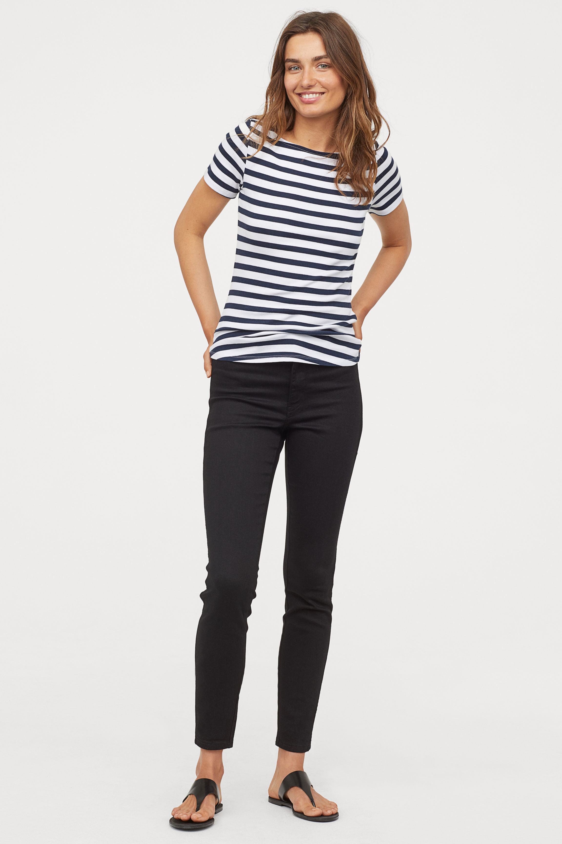 

Джинсы H&M 0636323 36 черный